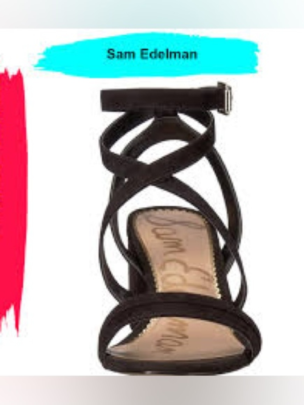 SAM EDELMAN, the Sammy black suede sandals!
